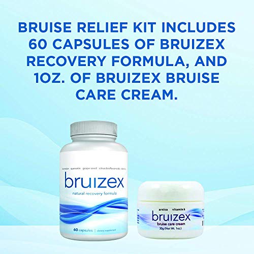 BRUIZEX Bruising Relief Kit AntiBruising Supplement and Bruise Cream
