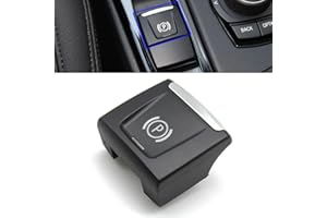 Goodithy Parking Brake Button Cover, Electronic Handbrake Parking Control Switch Button Hand Brake P Button Cover Replacement for BMW X1 F48 F49 X2 F39 F45 F46 F52 (Black)