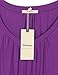 Bebonnie Women Summer Tops Short Sleeve, Women's V Neck Short Sleeve Ruched Knitted T Shirt Blouse Tops Violet,XL