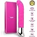 Lyps Dildo Vibrator 10 Vibration Settings, Stimulation (USB Charged), Stimulate Vagina, G-Spot and Clitoris, Waterproof, Powerful and Quiet, Discreetly Adult Sex Toy, Pink