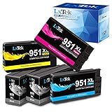 LxTek Compatible Ink Cartridge Replacement for HP 950XL 951XL 950 951 XL High Yield to use with OfficeJet Pro 8600 8610 8620 276DW 8100 8630 with New Chip (2 Black 1 Cyan 1 Magenta 1 Yellow, 5-Pack)