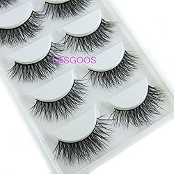 LASGOOS Luxurious 100% Mink Lashes 3D Eyelashes