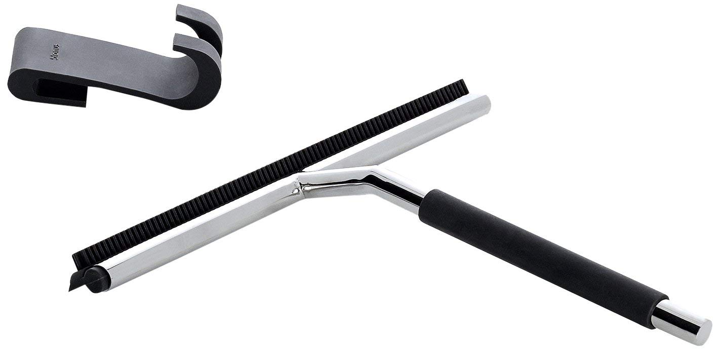 Blomus 68846 Lavea Shower Squeegee Black Polished Stainless Steel