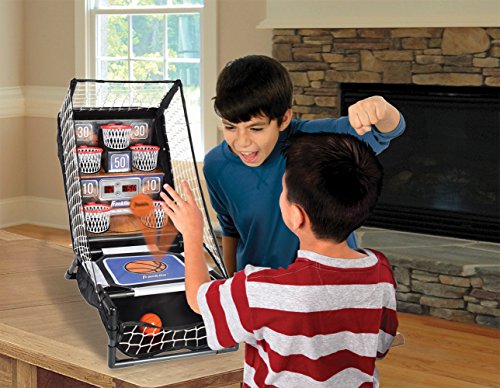 Franklin Sports Electronic Basketball Bounce Junior, 21 x 10.875 x 21.625-Inch