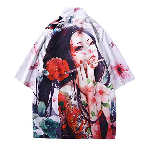 image for Chouron Women Cover Up for Swimsuit Peony Portrait Sauna Suit Water Pa