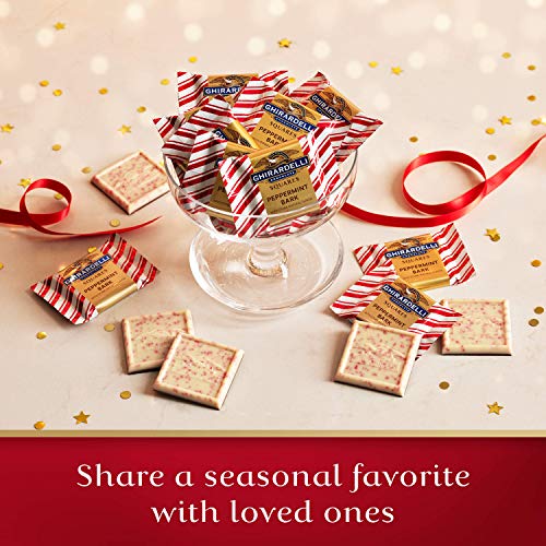 Ghirardelli Limited Edition Peppermint Bark Squares Bag, Milk Chocolate, 7.9 Ounce - Thumbnail 4