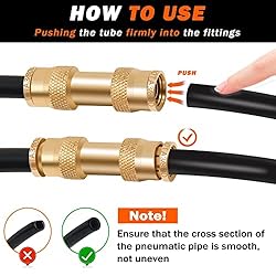 HaSaoMoi 3/8" Dot Push-To-Connect Fittings