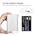 Portable Phone Charger, Yoobao 6000mAh Ultra Compact Power Bank External Battery Pack Charger Battery Backup Powerbank (Lightning & Micro Dual Input) for iPhone Samsung Smartphones and More - Silver