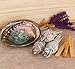 Home Cleansing and Blessing Kit - Smudging Chakra Balancing, White Sage, Palo Santo Sticks, Abalone Shell, Candle, Healing Incense, Good Luck, Purifying, Protection, Spiritual Cleansing, Meditation