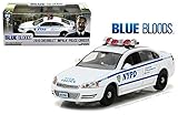 NEW 1:43 GREENLIGHT HOLLYWOOD COLLECTION - Blue Bloods - White 2010 Chevrolet Impala Police Cruiser NYPD Diecast Model Car By Greenlight