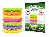 Jento Mosquito Repellent Bracelets, Indoor and Outdoor Pest Control Insect Bug Repeller Safe Wrist Bands, Travel Essentials for Kids, Adults and Pets, Non-Toxic and 100% Natural Deet-Free (15-Pack)