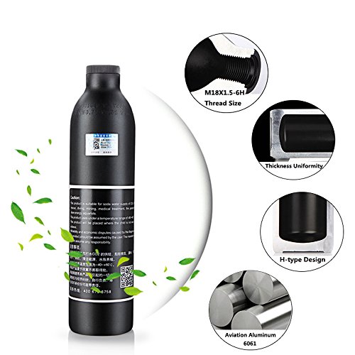 image for IORMAN 0.35L 4500psi Paintball Tank（Empty Bottle） Aluminum Air Cyc