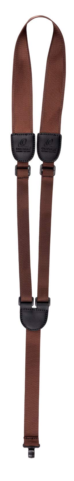 Ortega Guitars Soundhole Guitar Strap – Adjustable – for Acoustic Guitar – Nylon Straps Hook Series – Nylon, Brown (OGSHK-BR)