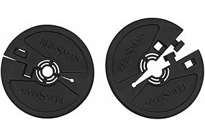 Reinsman Easy Button Bit Guards, Sold as a Pair, Black, 1009, One Size