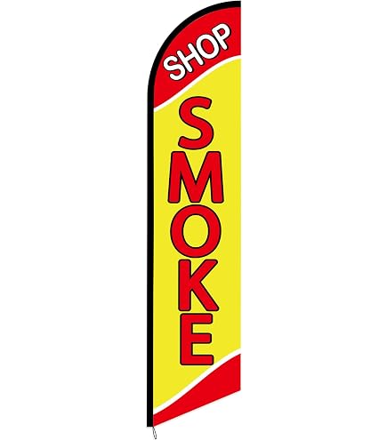 4 Less Co 'Best Fries Here' Federflagge – Windstilles Banner Für Swooper-Stangen, 91 X 31 Cm!
