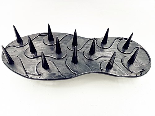 TIPU Lawn Aerator Conjoined Shoes, for Effectively Aerating Lawn Soil, 2 Plastic Adjustable Straps with Buckle, Suitable of Shoes, Easy to Take Care Your Garden or Yard