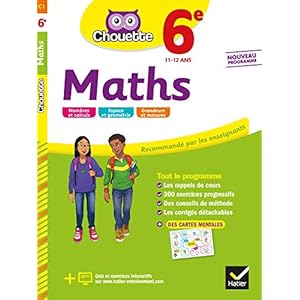 Maths 6e: cahier d’entraînement et de révision