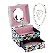 RR ROUND RICH DESIGN Kids Musical Jewelry Box for Girls with Drawer and Jewelry Set with Lovely Mermaid Theme - Beautiful Dream Tune Blue