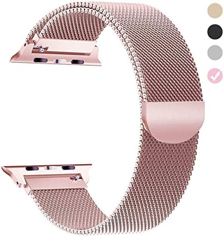 Tirnga Compatible with Apple Watch Band 42mm 38mm 44mm 40mm, iWatch Bands Milanese Loop Replacement for Series 4 3 2 1