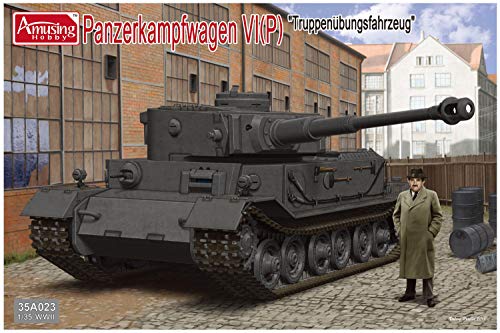 アミュージングホビーAmusing Hobby AH35A023 35A023 1:35 Pz.Kpfwg.VI Tiger(P) Troop Practice Vehicle, Multi-Coloured