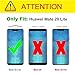 J&D Compatible for Huawei Mate 20 Lite Glass Screen Protector (3-Pack), Not Full Coverage, Tempered Glass HD Clear Ballistic Glass Screen Protector for Mate 20 Lite Screen Protector