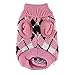 Outtop Cute Pet Dogs Plaid Pattern Warm Knitting Sweater (XS, A)