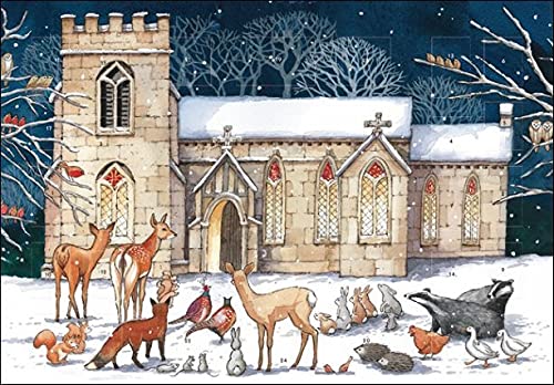 Greeting Card Advent Calendar Religious Church