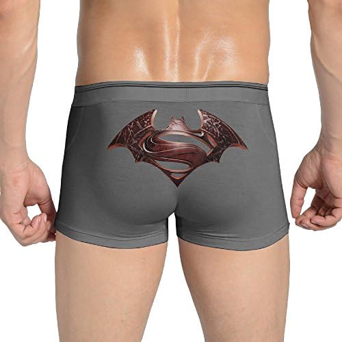 Fashion Batman V Superman Design Logo Print Men's Boxer Brief Underpants