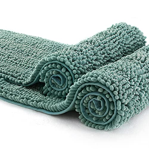 Gorilla Grip Premium Luxury Bath Rug Set, 2 Piece Includes 30x20