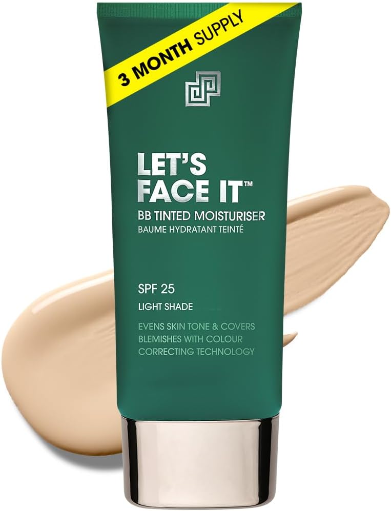 Shakeup Cosmetics Lets Face It Mens tinted moisturiser SPF25 50ml vegan