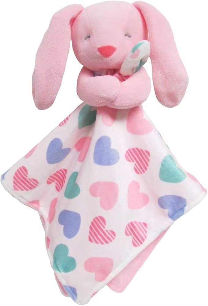 pink bunny security blanket