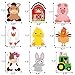 Farm Birthday Party Supplies,Hanging Swirls Barnyard Party Decorations for Barnyard Birthday Party Supplies Farm Animal Party Supplies