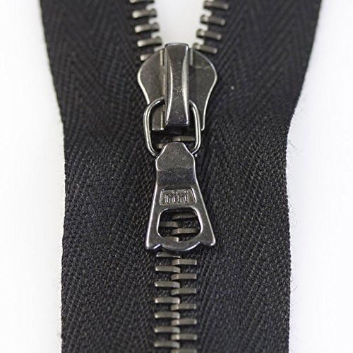 RIRI Zipper M6 Two Way - Antique Silver Teeth (3-36" Open, 2626 Navy Tone)