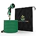 50 ft Hose - Expandable Garden Hose - Heavy Duty Flexible Hose - Water Hose with 9-Pattern Spray Nozzle and Hose Storage Bag (3-Piece Set). Kink and Tangle-Free Lawn and Plant Watering System