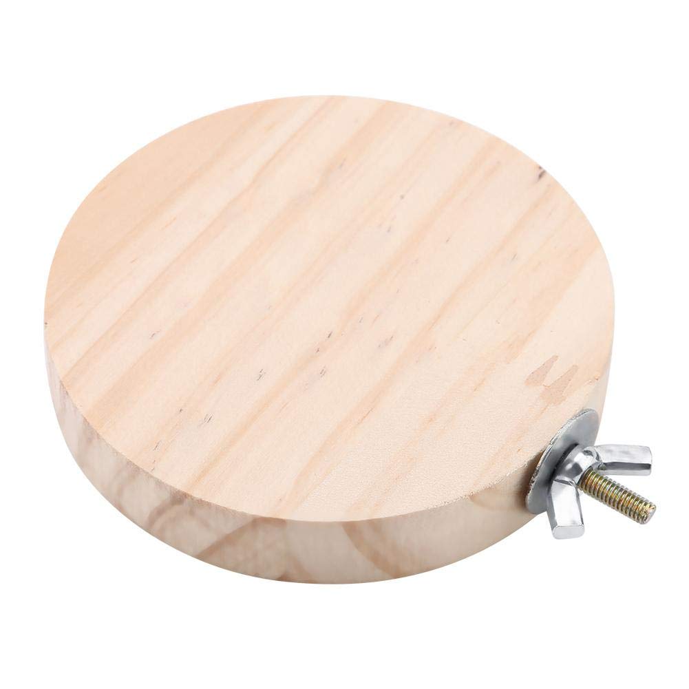 Fdit Wooden Platform Hamsters Chinchillas Toys Parrot Stand Cage Springboard for Small Animals Pets