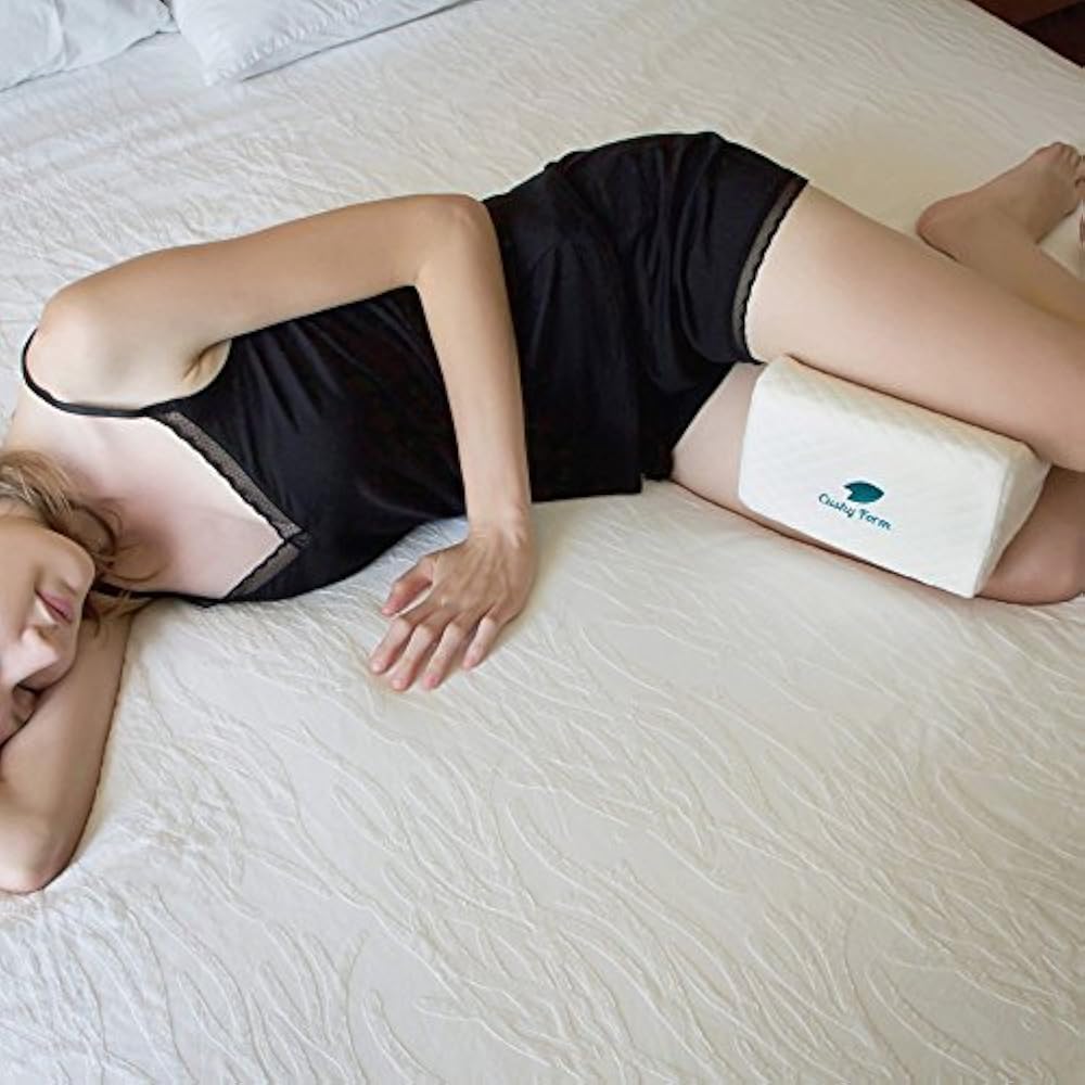 Leg Positioner Pillows Knee For Side Sleepers Sciatic Nerve Pain