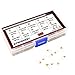 DYWISHKEY 10Value 600PCS DIP Monolithic Multilayer Ceramic Chip Capacitors Assortment Kit, 0.1uF-10uF Ceramic Capacitor Set