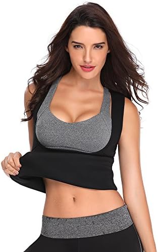 CROPAL Sauna Sweat Vest for Women Weight Loss No Zipper Body Shaper Neoprene Waist Trainer Corset for Women Black XL