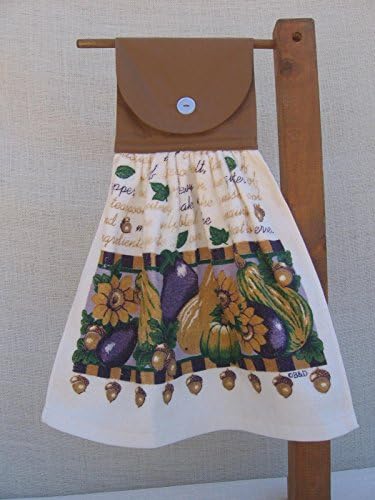 Fall Fruit Kitchen Tea Towel, Hanging Dish Towel