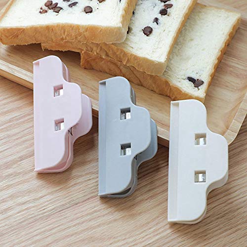 Xigeapg Kitchen Food Storage Bag Sealing Machine Household Clothespin Plastic Sealing Clip Snack Sealing Pocket Holder Pink - Thumbnail 2