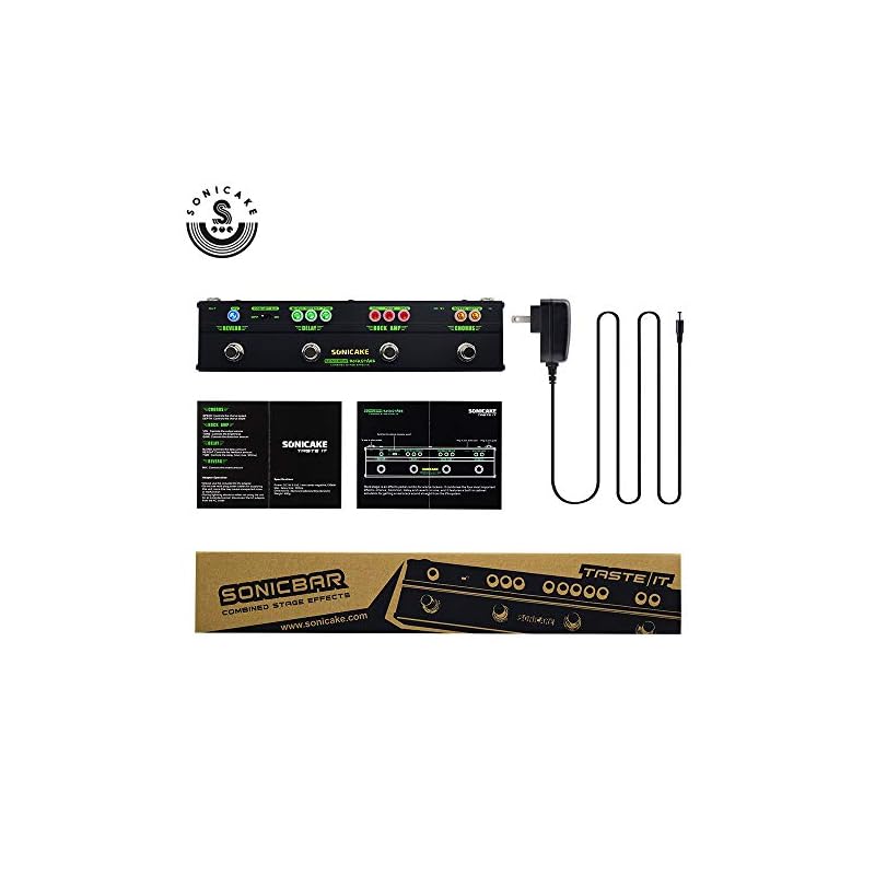 SONICAKE Guitar Multi Effect Pedal Chorus Delay Reverb Distortion