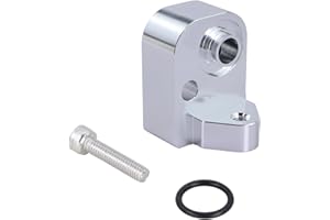 XIAOYUDOU MAP Air Intake Temperature Sensor Spacer Anti-Soot Fit for 2017-2025 Chevy Silverado 2500HD 3500HD, GMC Sierra 2500HD 3500HD 6.6L Duramax Diesel, Silver