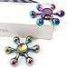 Urberry Fidget Hand Spinner, Ultra Fast Bearings, Finger Toy, Great Gift for ADD, ADHD, Anxiety and Autism Adult Children Rainbow Color