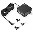 Charger Fit for Asus Laptop with Round Port - for Vivobook, Zenbook & More Replacement, 65W/45W/33W, LED Indicator, 7.5Ft Pow