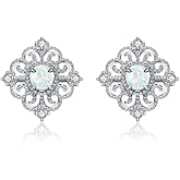 Small Purple Amethyst Sterling Silver Stud Earrings For Women Hypoallergenic Square Handmade Dainty Classy Nickle Free Light Weight February Birthstone Earrings Jewelry Gift For Her Keenove