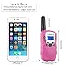 Bobela T388 Best Friendly Walkie Talkies as Thanksgiving Day Gifts for Girls Women / Two Way Radio Toys for Kids Hiking / Cute Long Range Walky Talkie with Lamp for Home Car Wedding ( Pink 2 Pack )