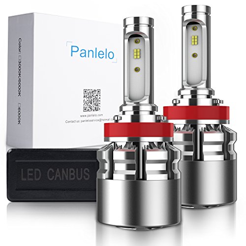 Panlelo H11 Super White Car LED Headlights 6000K Automotive LED Hi-Beam/Low-Beam Fog Lamp Universal Fit most of Vehicle Headlamps