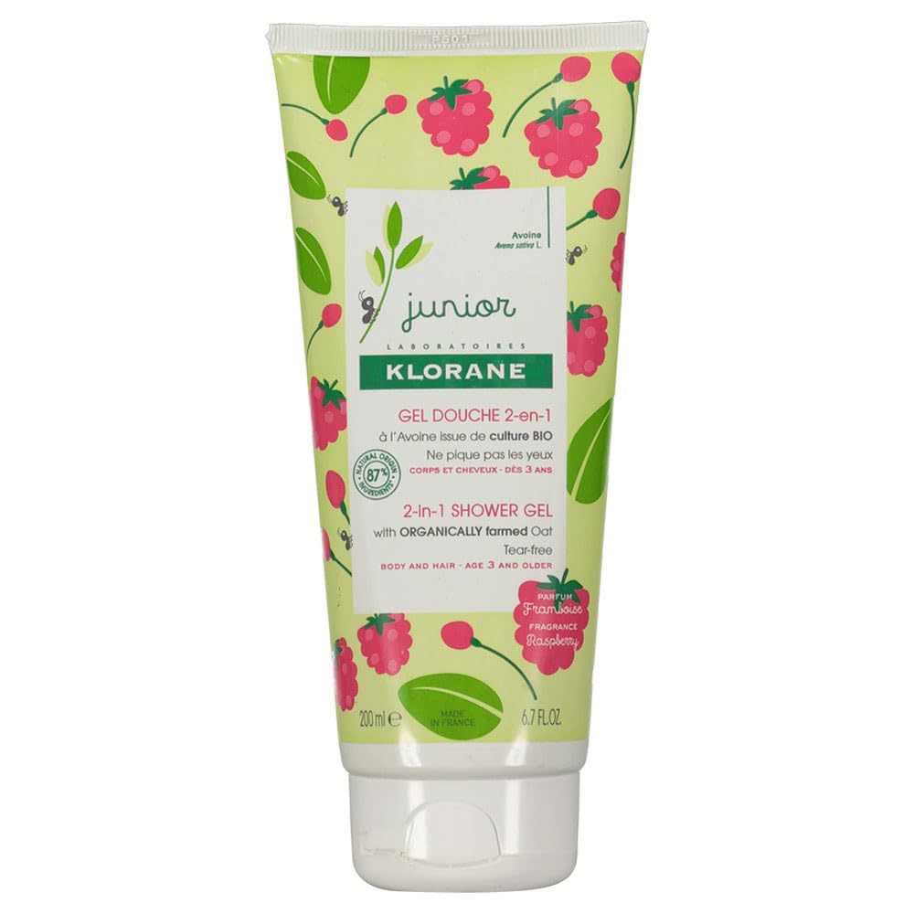 Junior Bath Gel Hair&Body Raspberry 200 ml