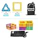 Utkwbs ZENFOLT Magnetic Blocks, Creative Magnetic Tiles Building Blocks Toys Set, 40 PCS Magnet Tiles STEM Preschool Educational Construction Kit for Preschool Toddlers, Kids, Girls, Boys
