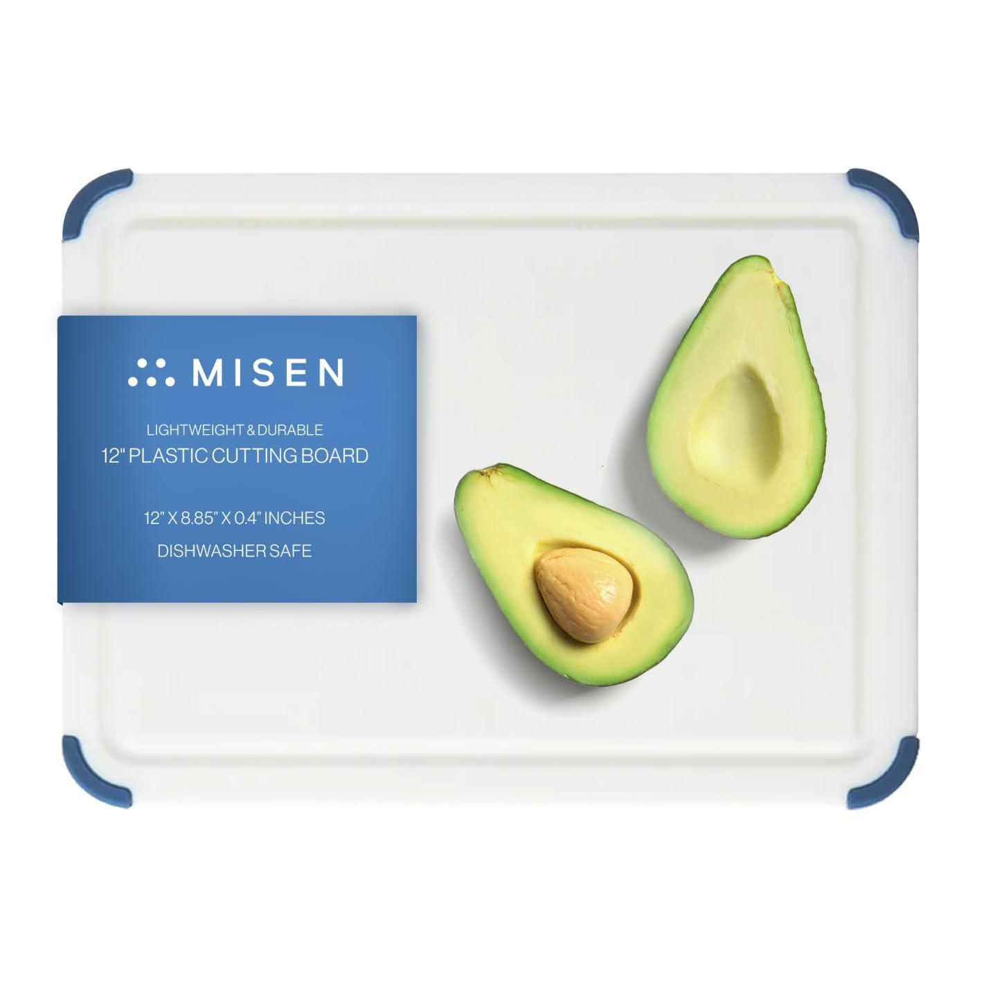 Photo 1 of MISEN Reversible Cutting Boards-Culinary Versatility with PP Plastic -TPE Rubber Corners-Non-Slip Modular Design for Precision Slicing-Lightweight Durable Kitchen Essential for Culinary Enthusiast-12
